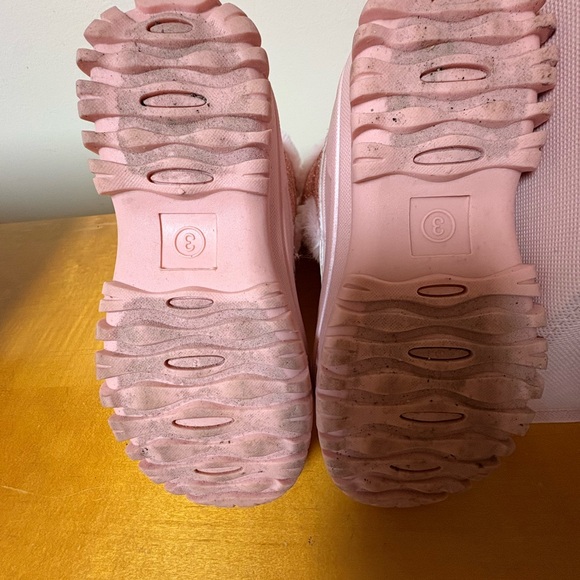 Pink Glitter Fur-Lined Boots - Picture 3 of 6